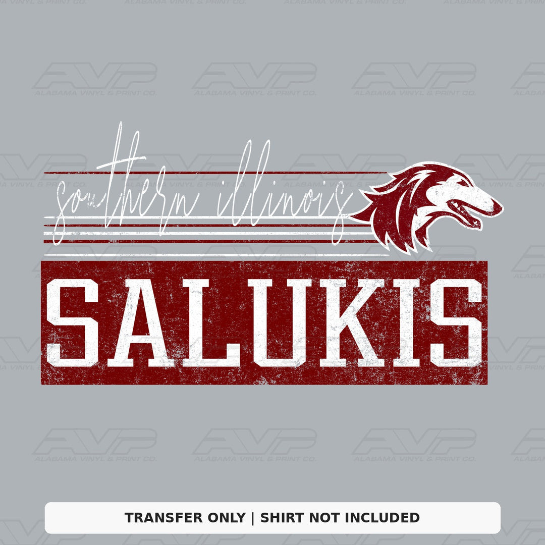 Salukies Retro Vibes Alabama Vinyl