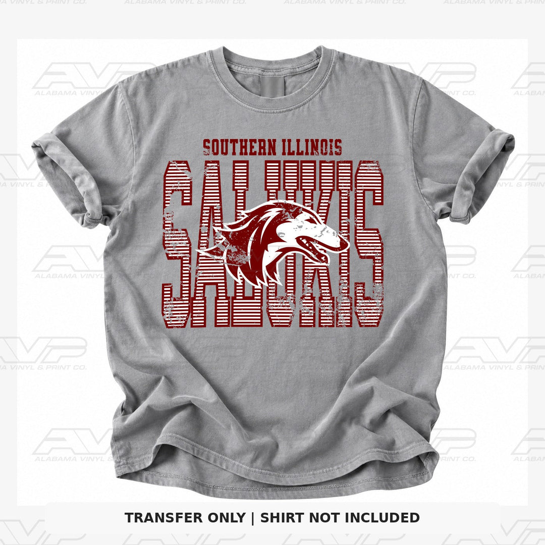 Southern Illinois Stripes Alabama Vinyl
