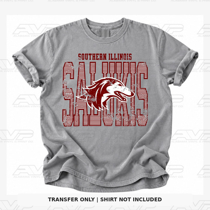 Southern Illinois Stripes Alabama Vinyl