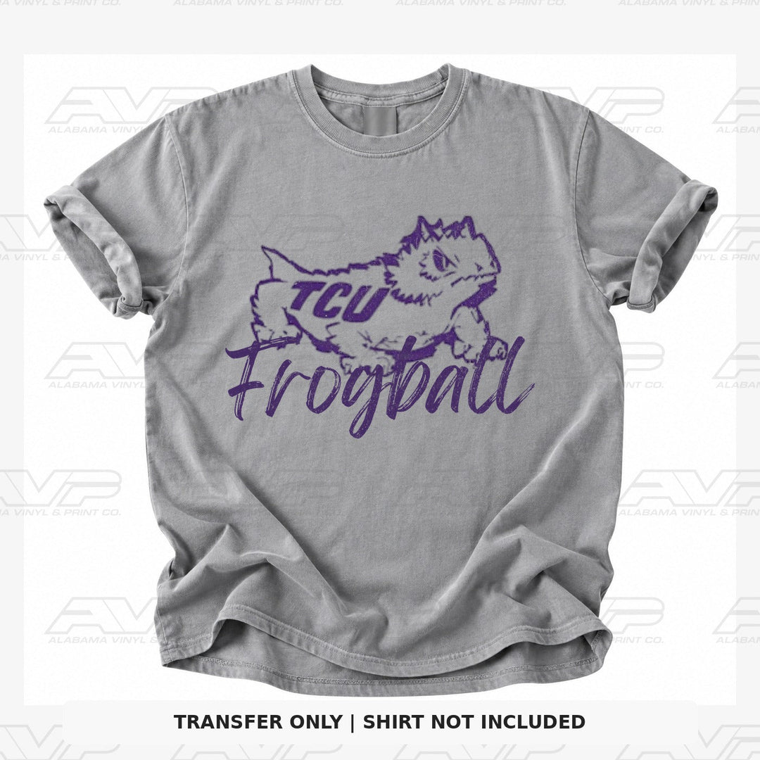 TCU Frogball Alabama Vinyl