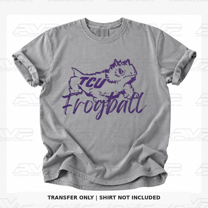 TCU Frogball Alabama Vinyl