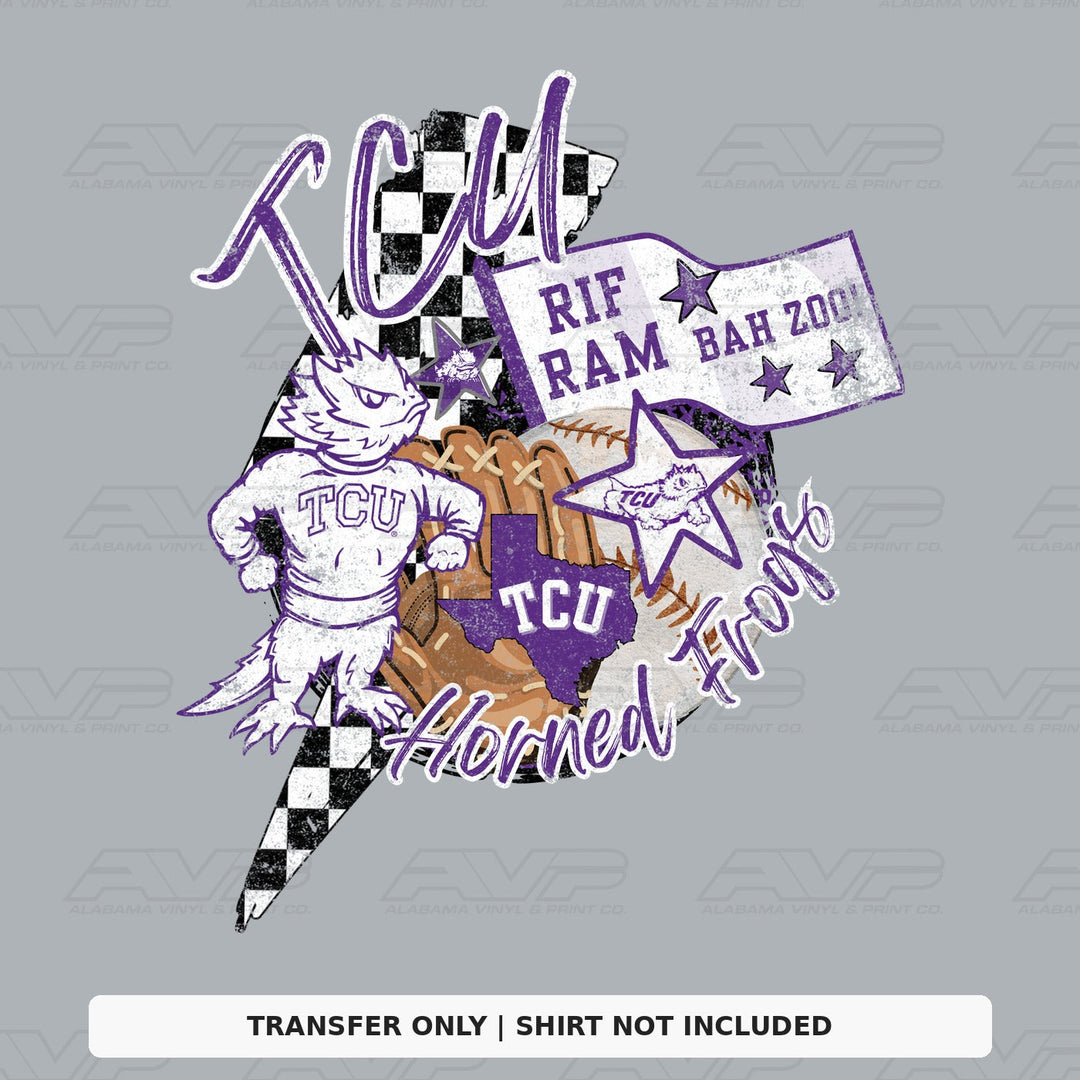 TCU Horned Frogs Alabama Vinyl
