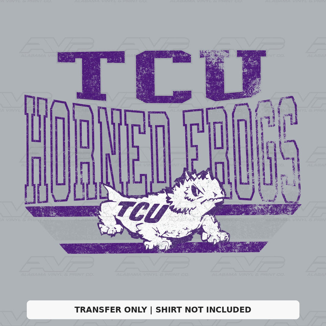TCU Horned Frogs Alabama Vinyl