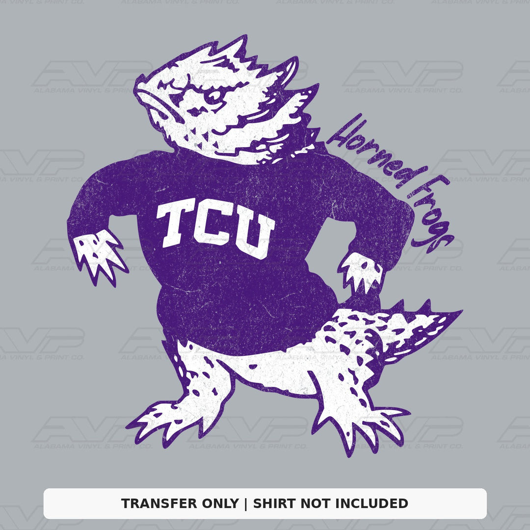 TCU Horned Frogs Bigs Alabama Vinyl