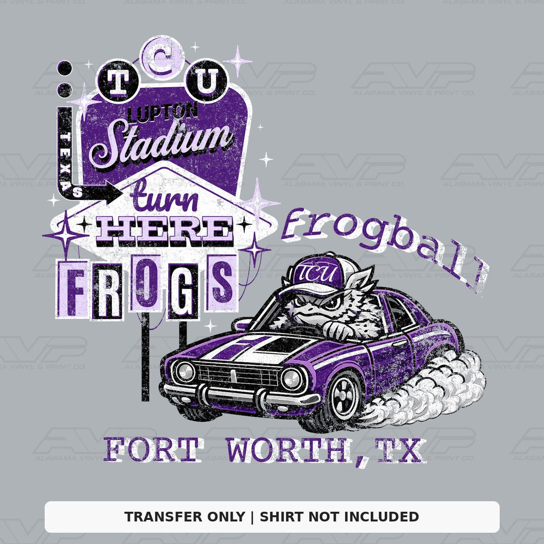 TCU Lupton Stadium Alabama Vinyl