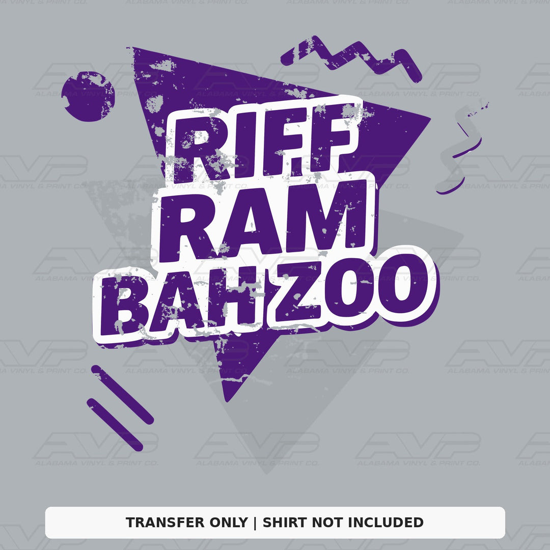 TCU Riff Ram Bah Zoo 80s Retro Alabama Vinyl
