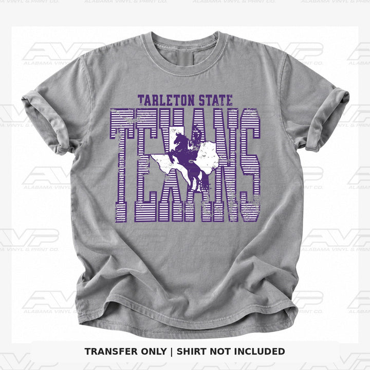 Tarleton State Stripes Alabama Vinyl