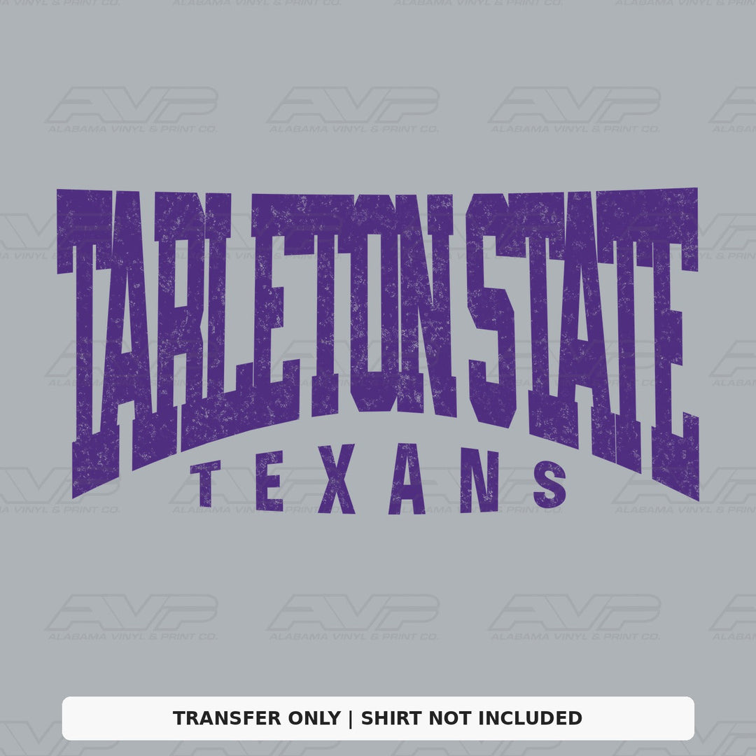Tarleton State Texans Alabama Vinyl