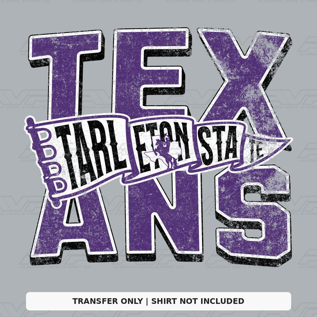 Tarleton State Texans Alabama Vinyl