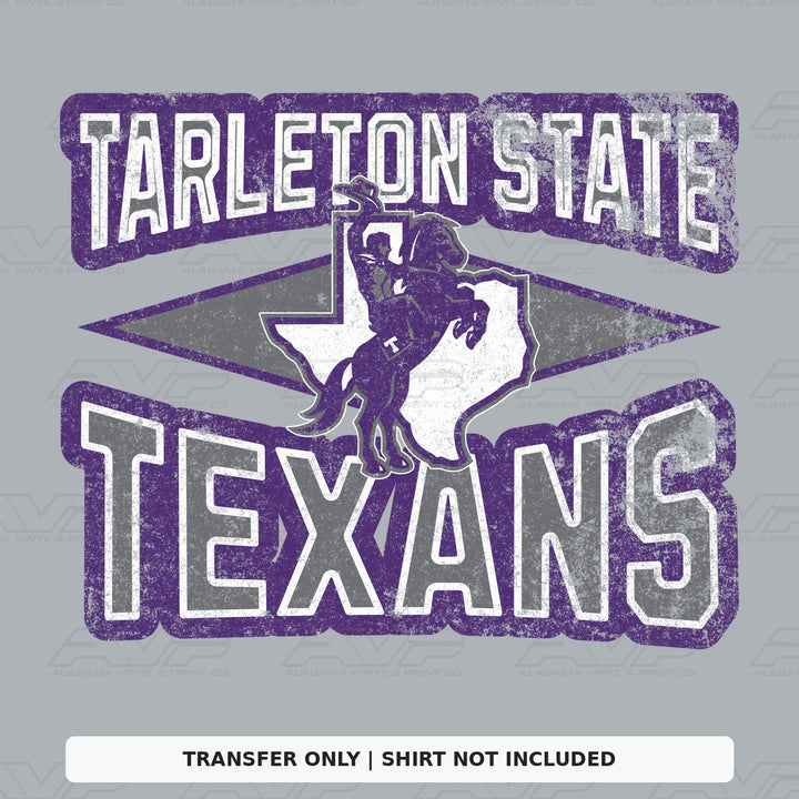 Tarleton State Texans Diamonds Alabama Vinyl