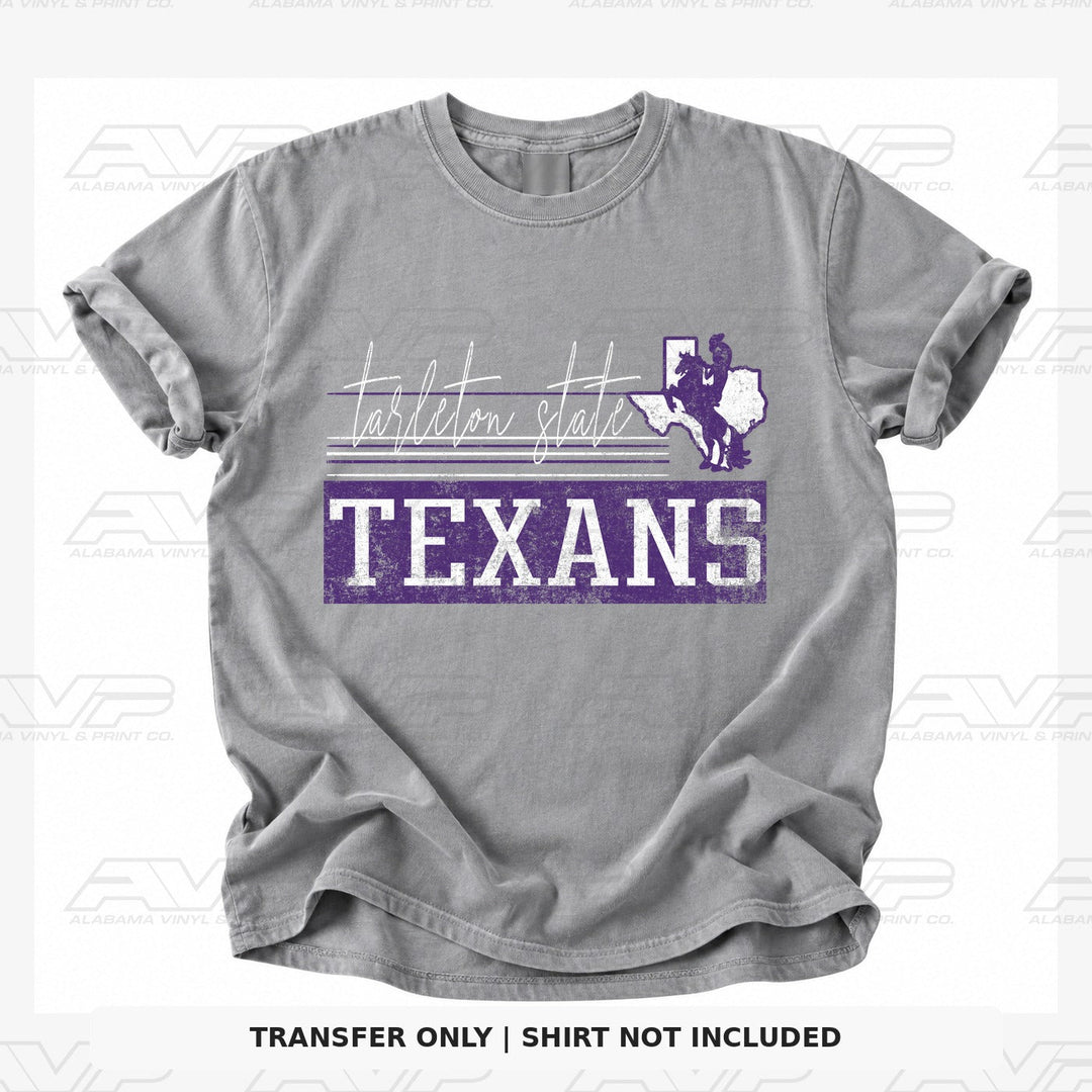 Tarleton State Texans Retro Vibes Alabama Vinyl