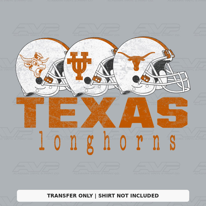 Texas Helmets FB Alabama Vinyl