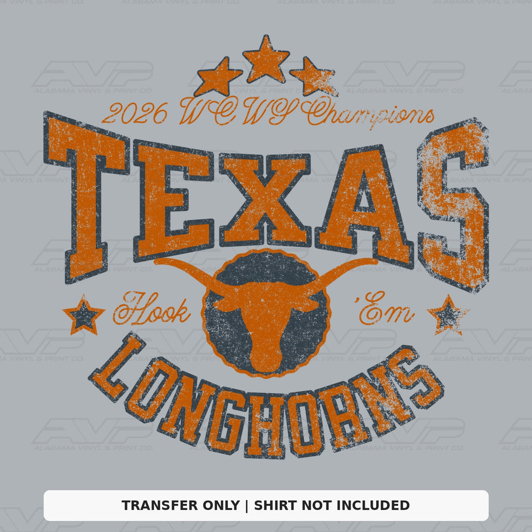 Texas Longhorns CWS 1 Alabama Vinyl