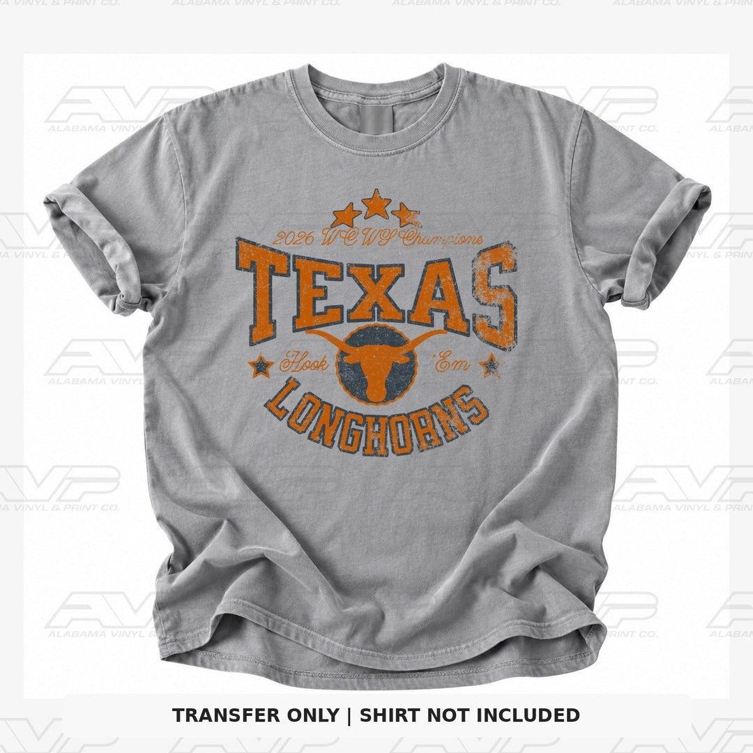 Texas Longhorns CWS 1 Alabama Vinyl