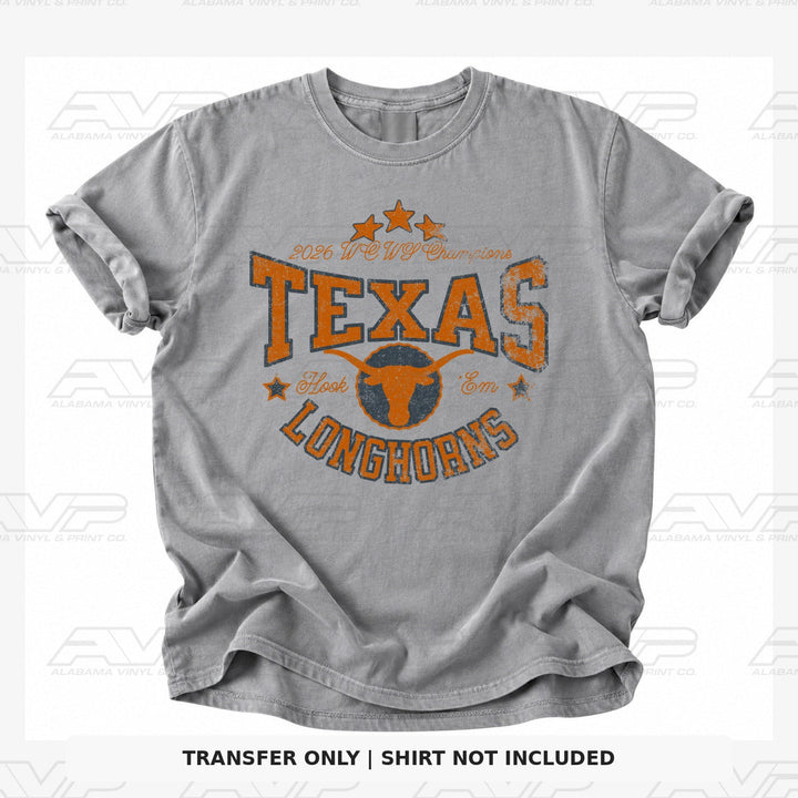Texas Longhorns CWS 1 Alabama Vinyl