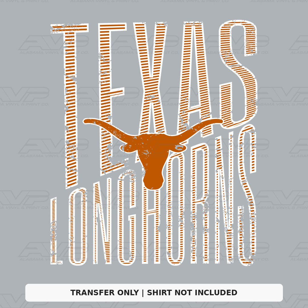 Texas Longhorns Slim Stripes Alabama Vinyl