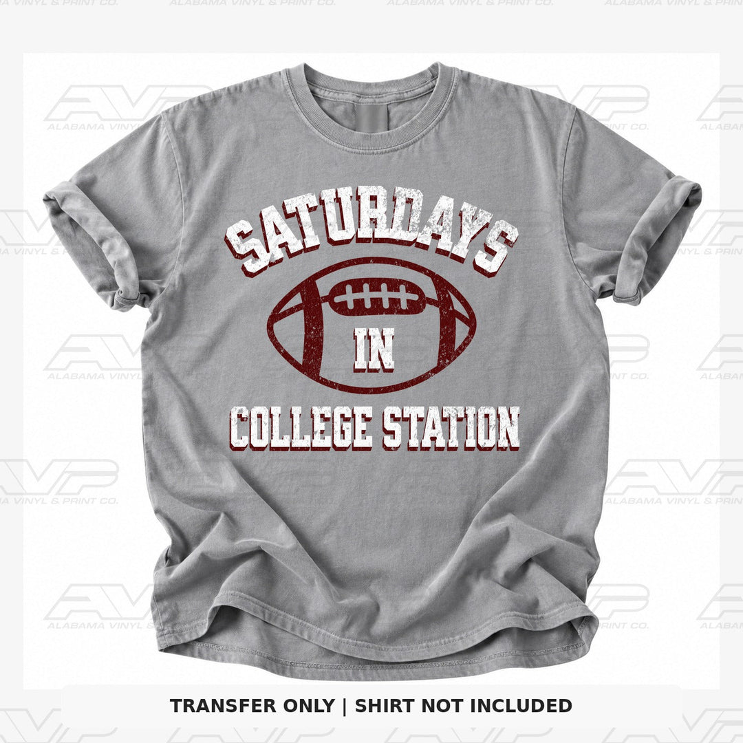 Saturdays in College Station Alabama Vinyl