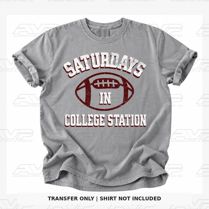 Saturdays in College Station Alabama Vinyl