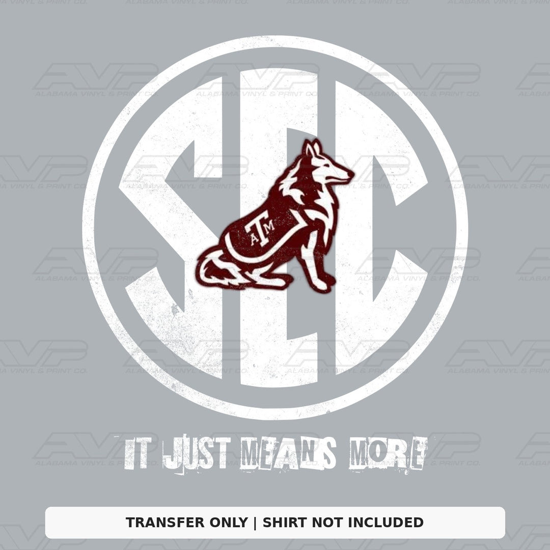 SEC TEXAS A&M Alabama Vinyl