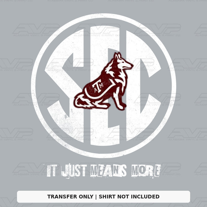 SEC TEXAS A&M Alabama Vinyl