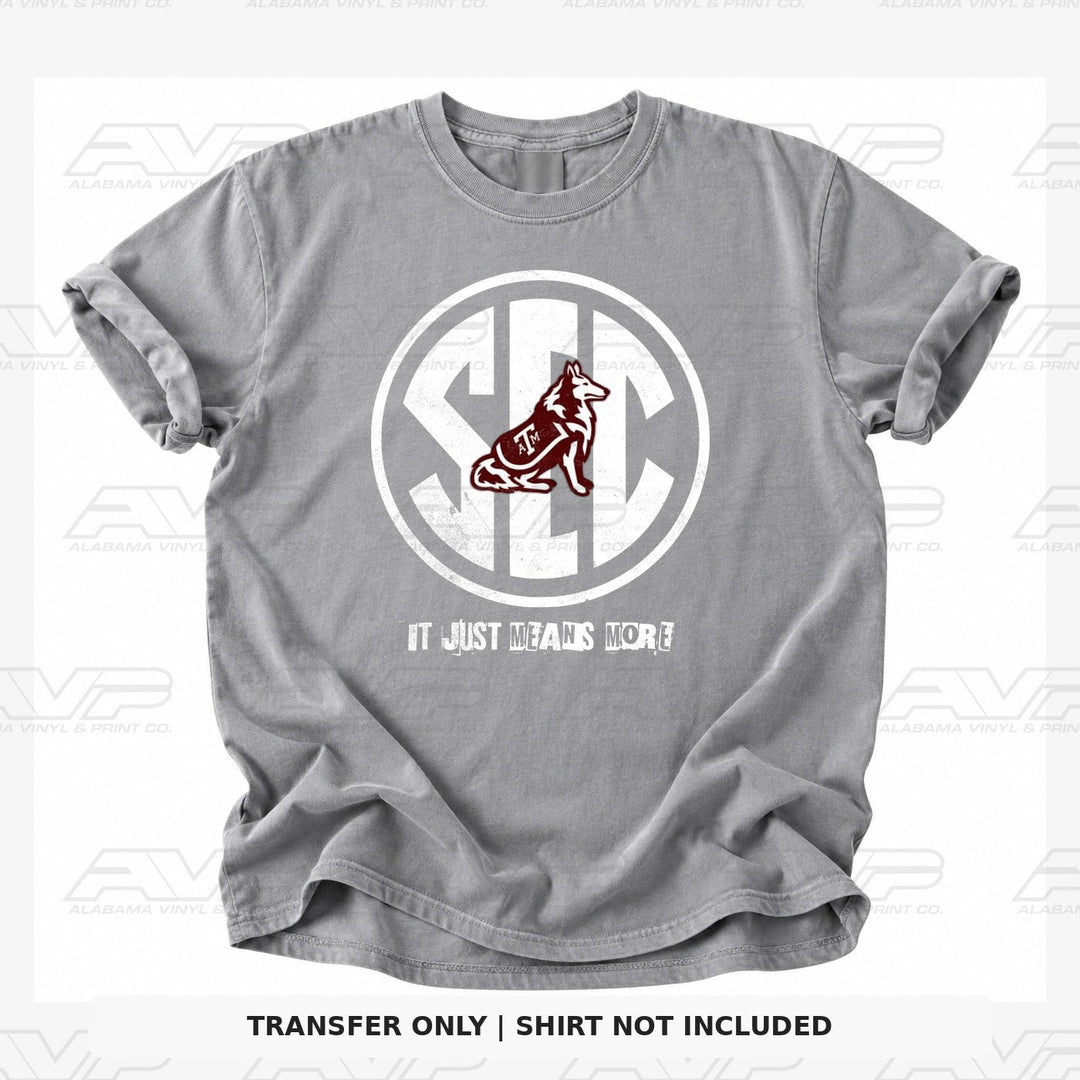 SEC TEXAS A&M Alabama Vinyl