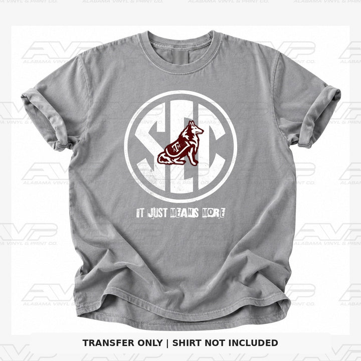 SEC TEXAS A&M Alabama Vinyl