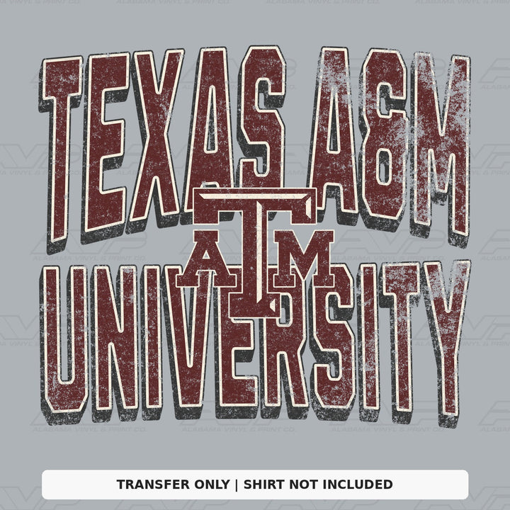 Texas A&M Alabama Vinyl