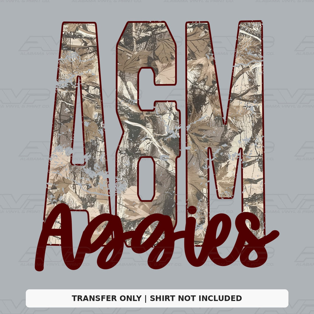 Texas A&M Mossy Oak U Alabama Vinyl