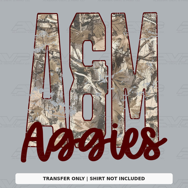 Texas A&M Mossy Oak U Alabama Vinyl