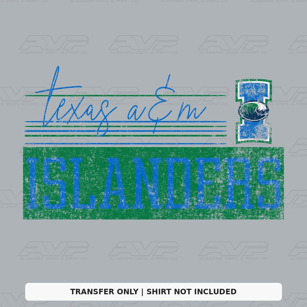 Texas A&M Corpus Christi Islanders Retro Alabama Vinyl
