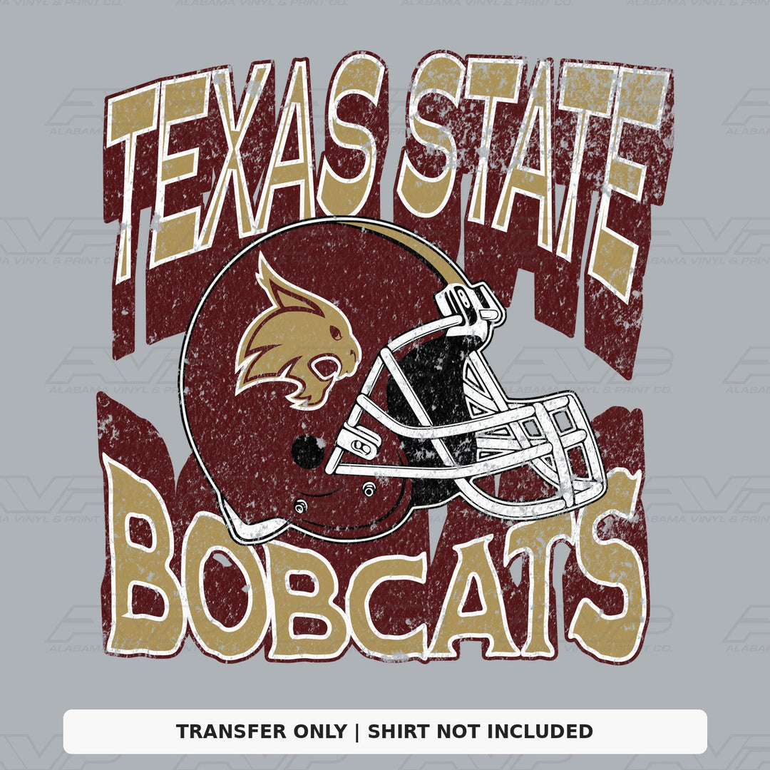Texas State  Helmets & Heritage Alabama Vinyl