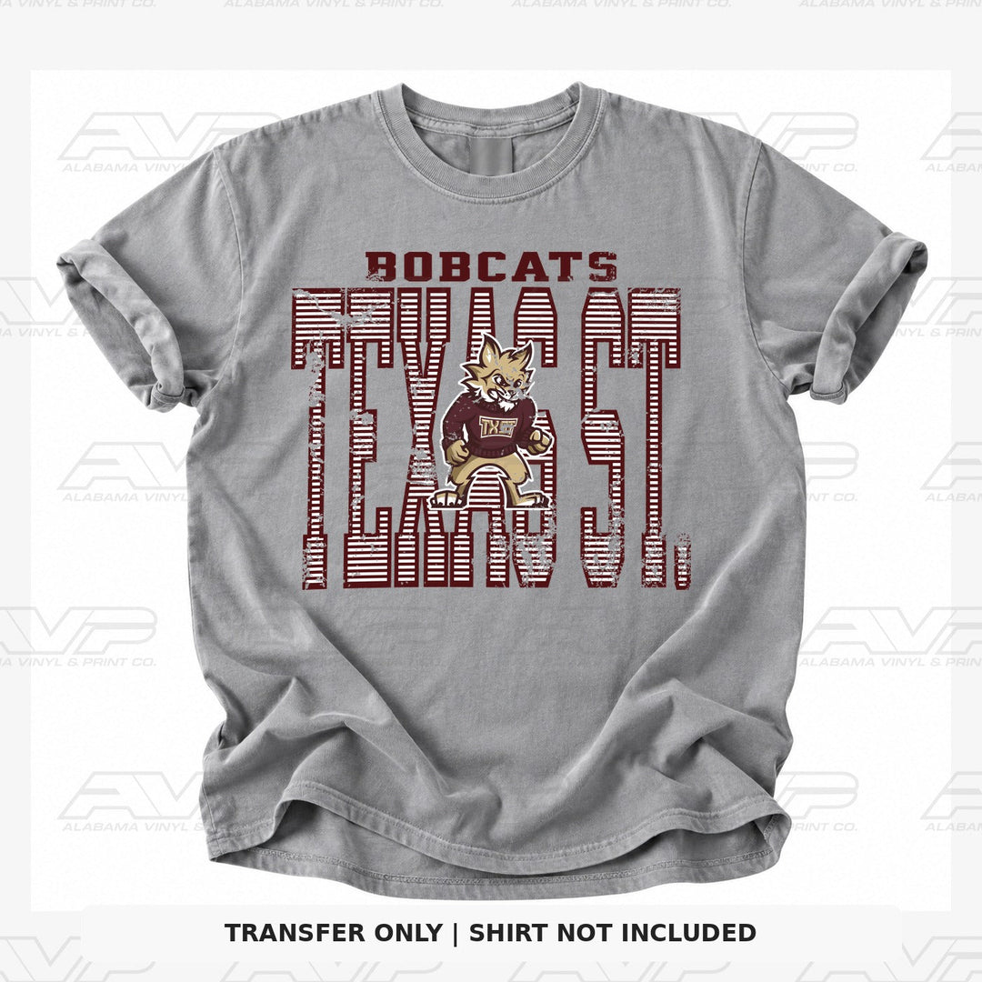 Texas State Stripes Alabama Vinyl