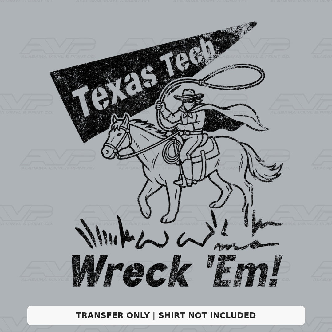 Texas Tech Alabama Vinyl
