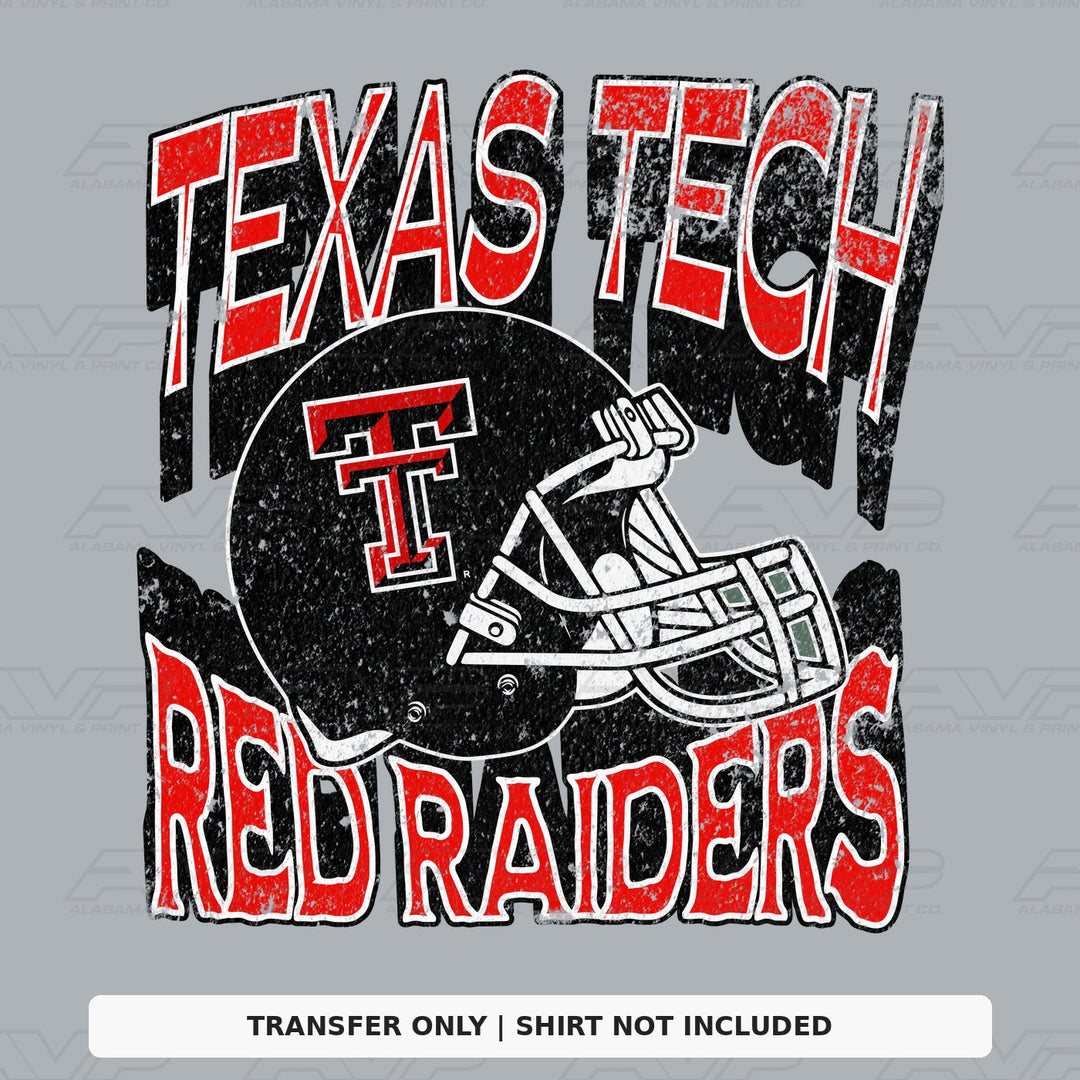 Texas Tech  Helmets & Heritage Alabama Vinyl