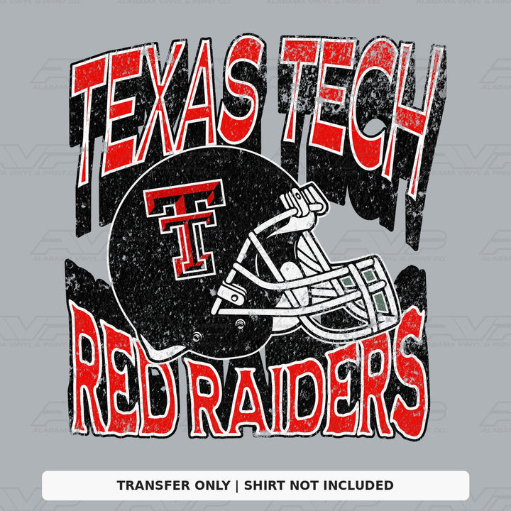 Texas Tech  Helmets & Heritage Alabama Vinyl