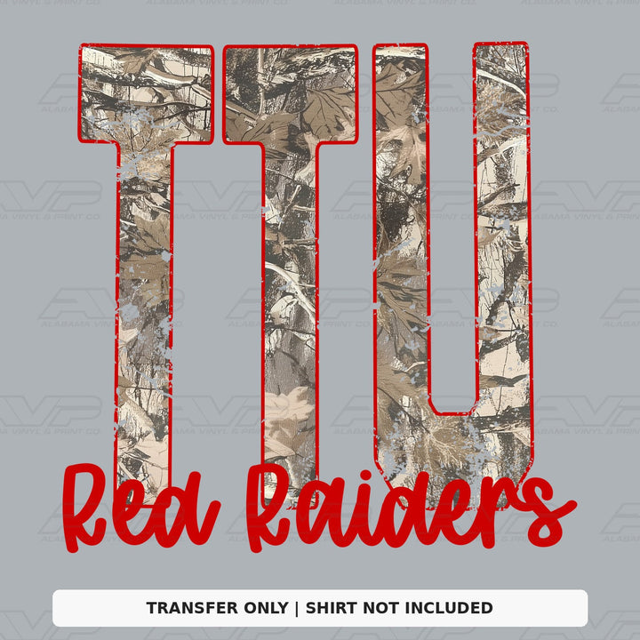 Texas Tech Mossy Oak U Alabama Vinyl