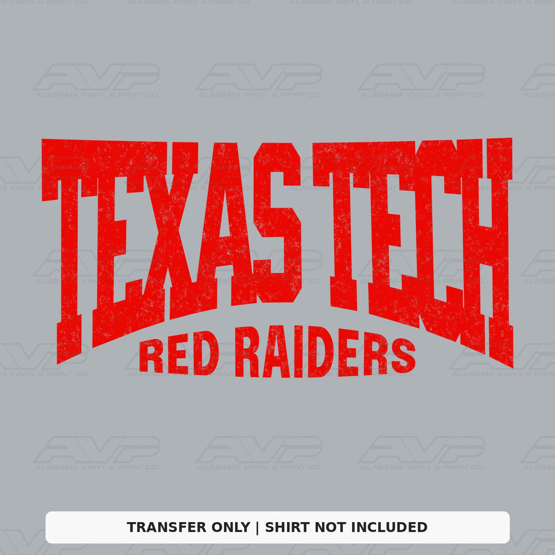 Texas Tech Red Raiders Alabama Vinyl
