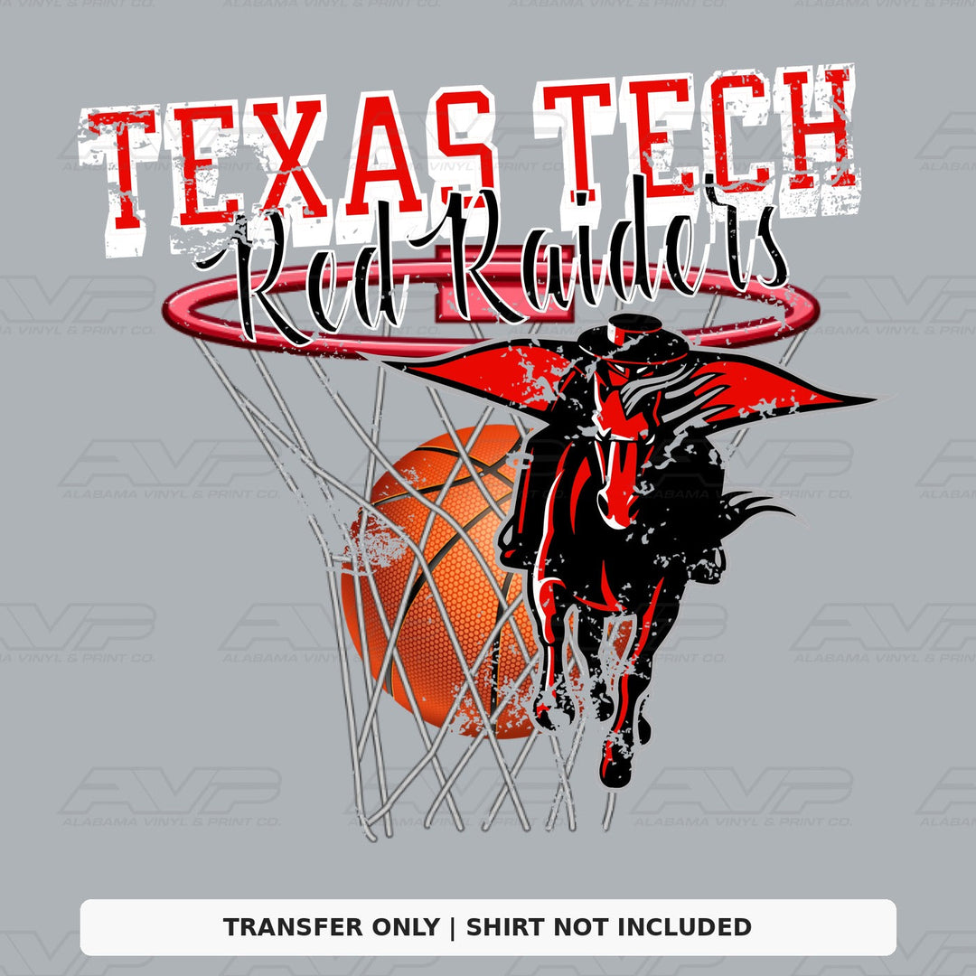 Texas Tech Red Raiders Basketball Alabama Vinyl