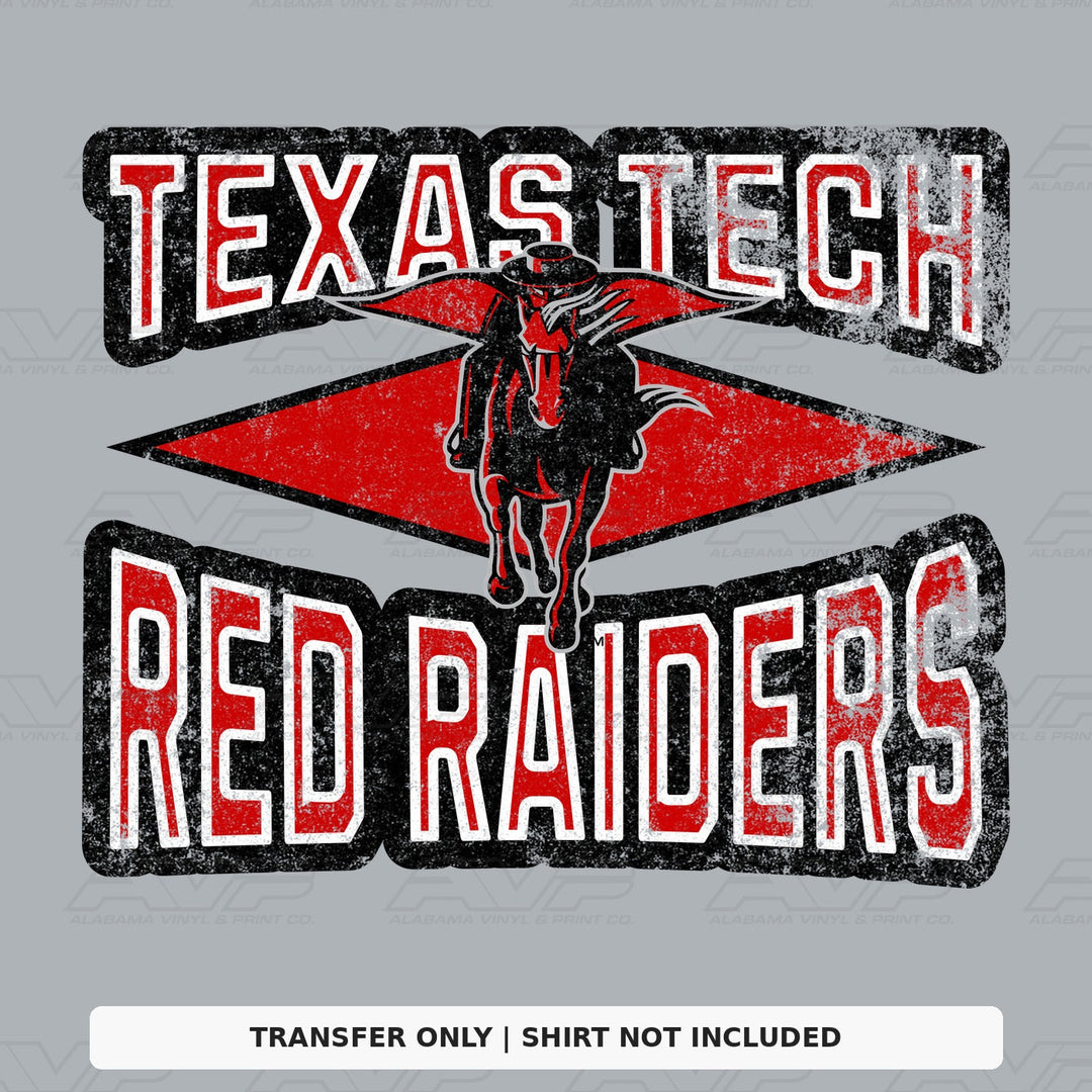 Texas Tech Red Raiders Diamonds Alabama Vinyl