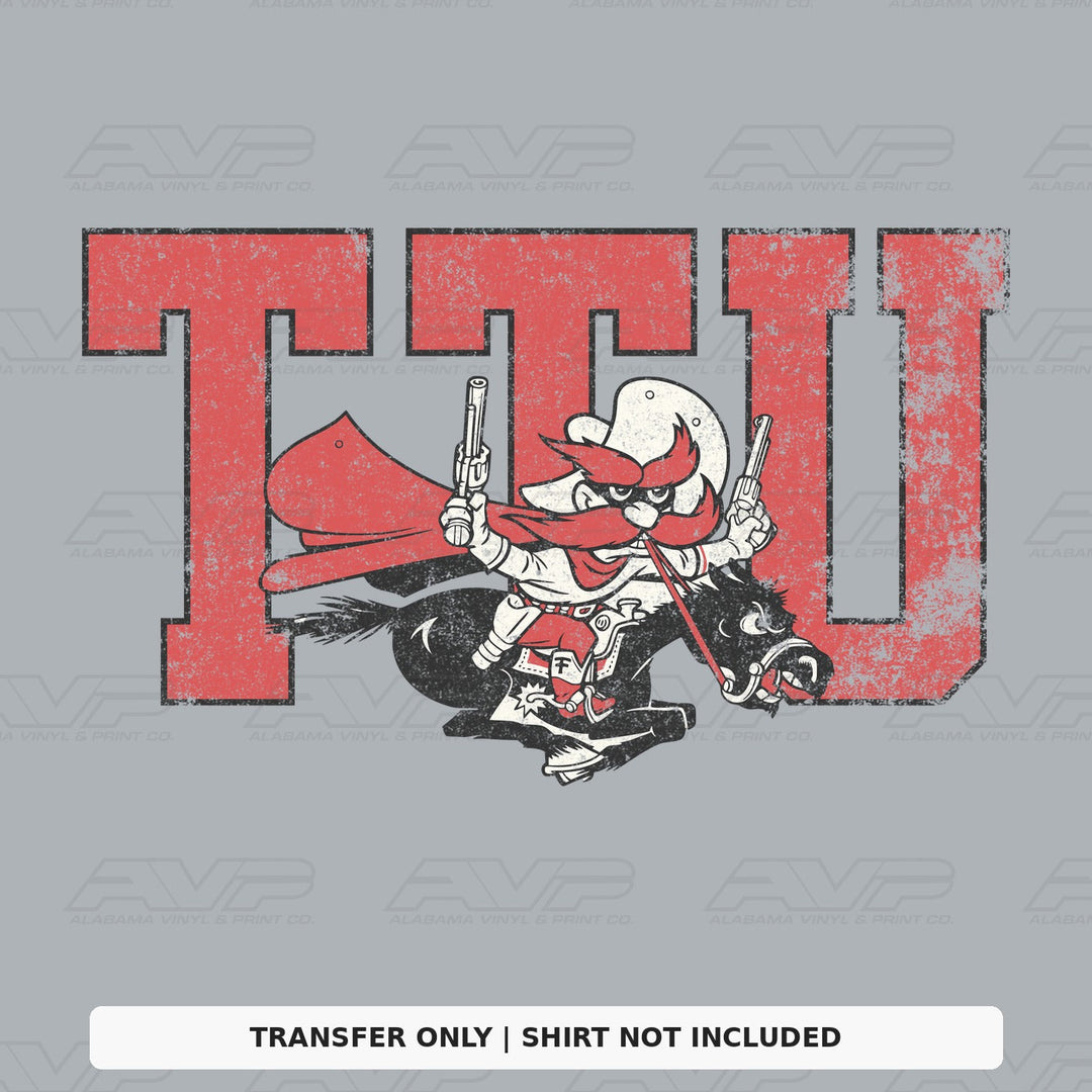 Texas Tech Red Raiders TTU Raider Red Cowboy Vintage Vibes Alabama Vinyl