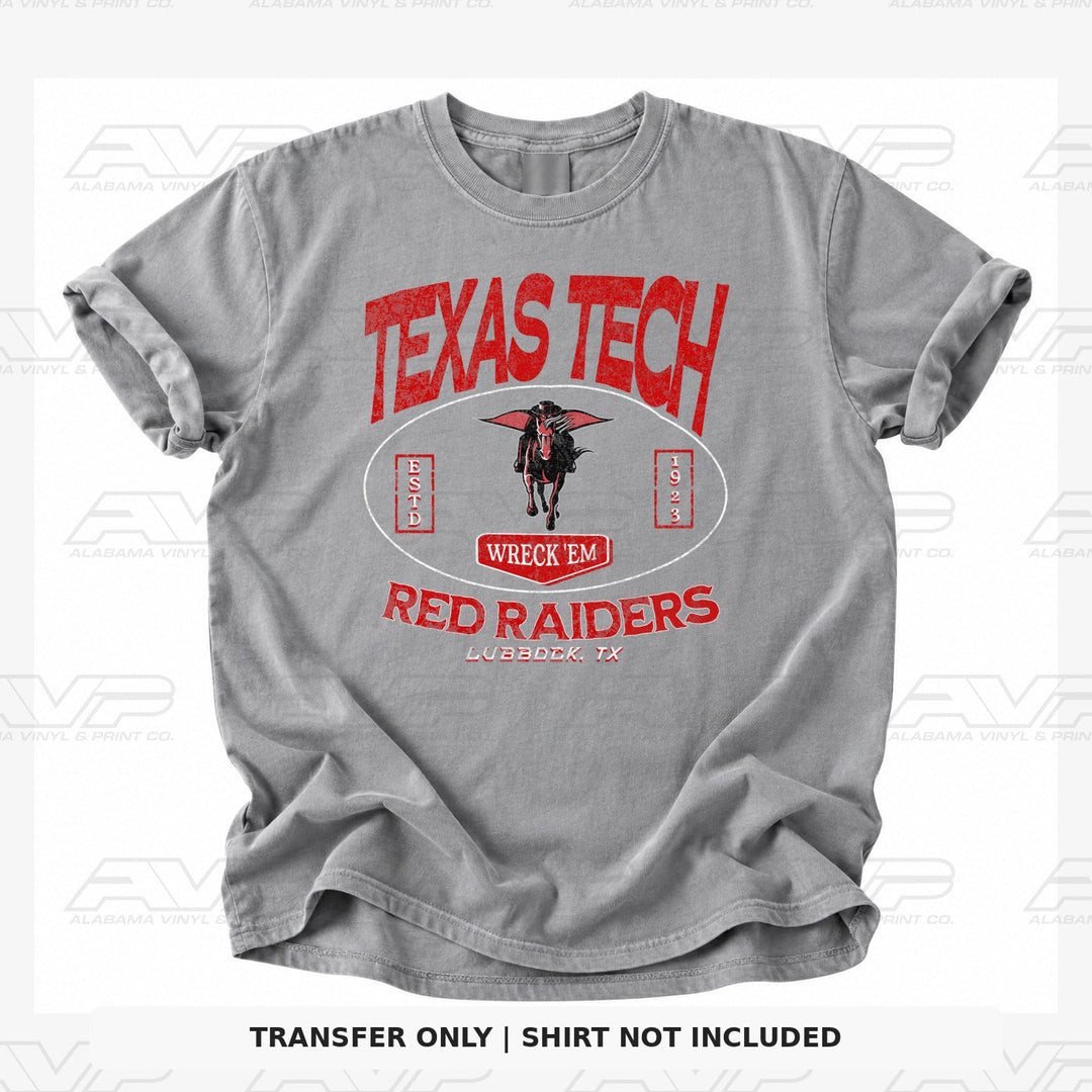 Texas Tech Red Raiders Wreck 'Em Alabama Vinyl