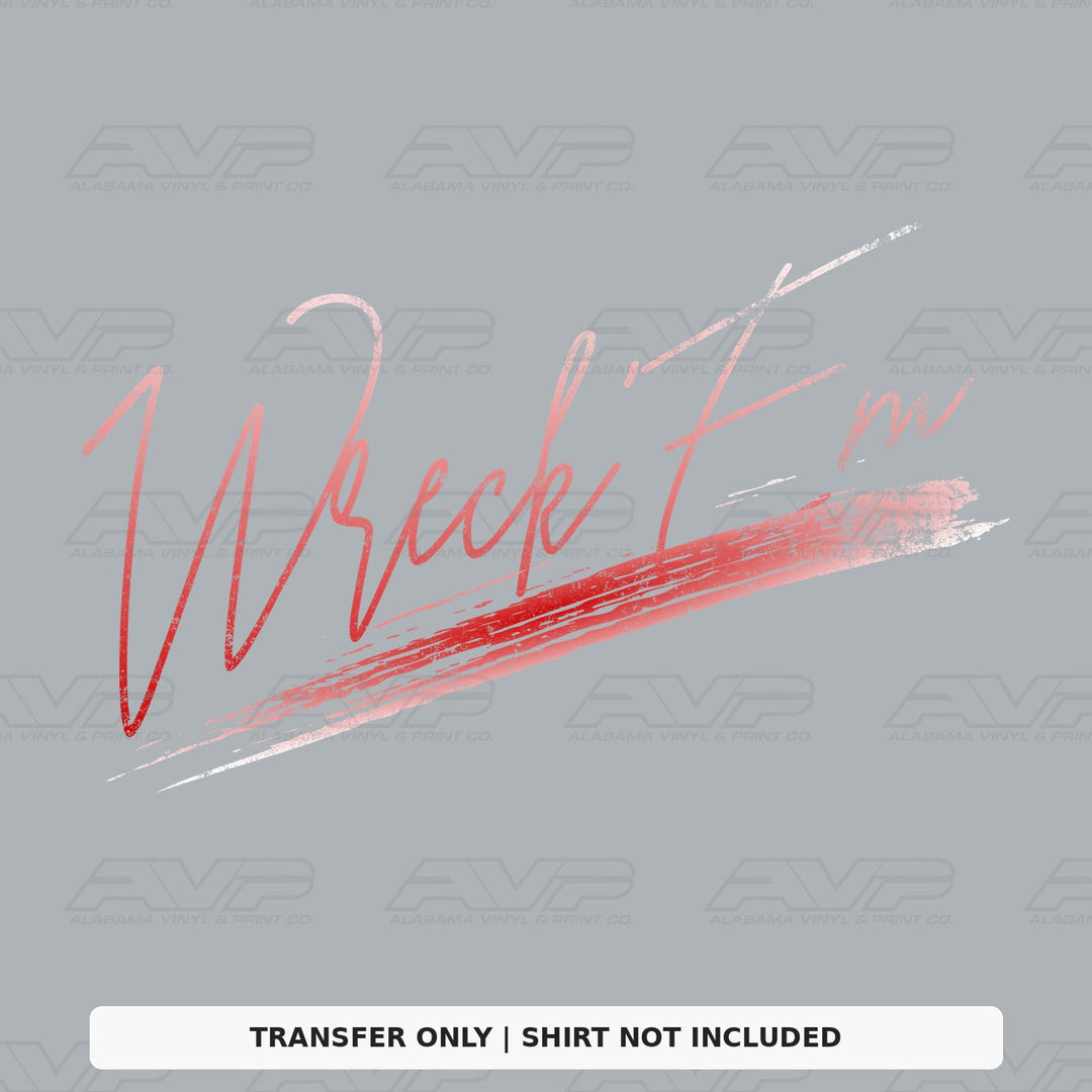 Wreck 'Em Alabama Vinyl