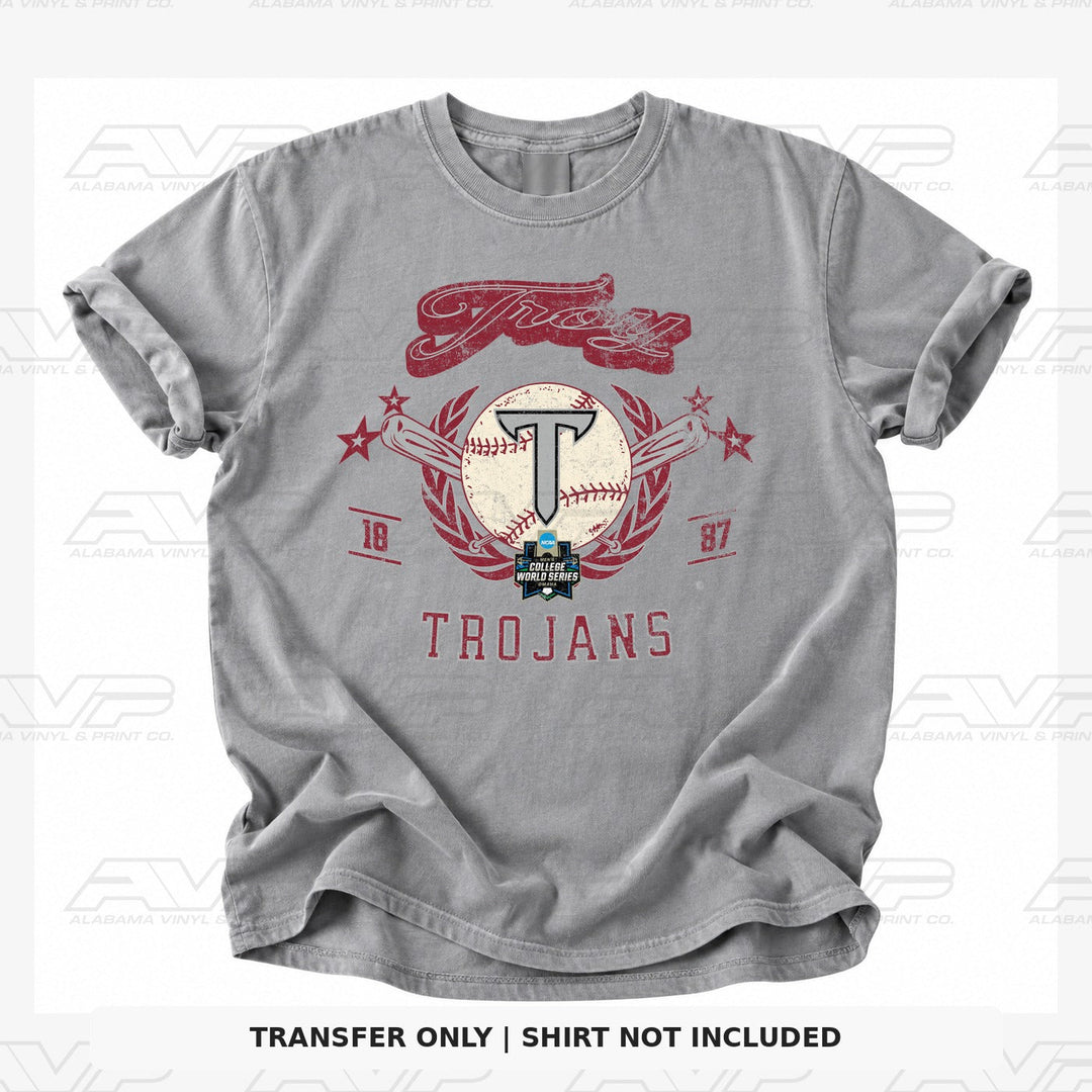 Troy Trojans CWS Alabama Vinyl