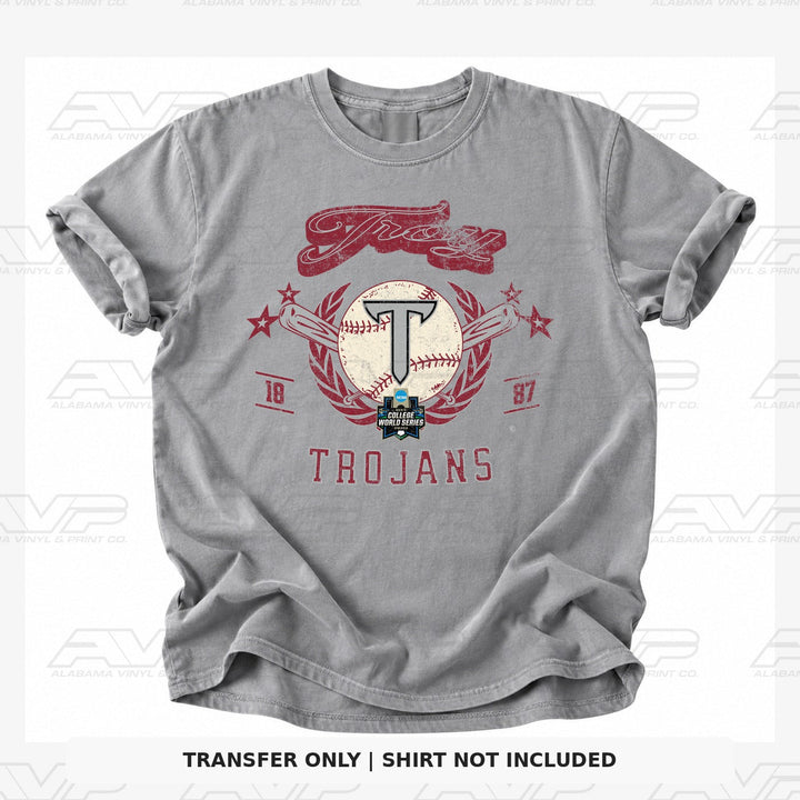 Troy Trojans CWS Alabama Vinyl