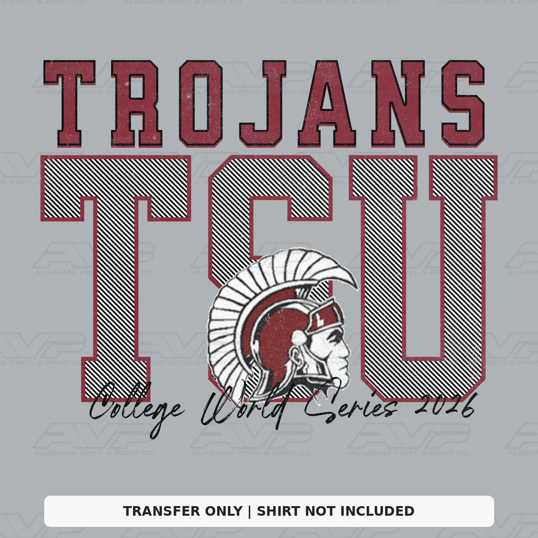 Troy Trojans CWS 2 Alabama Vinyl