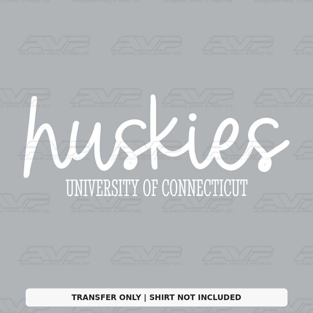 Connecticut Huskies Simplicity Alabama Vinyl