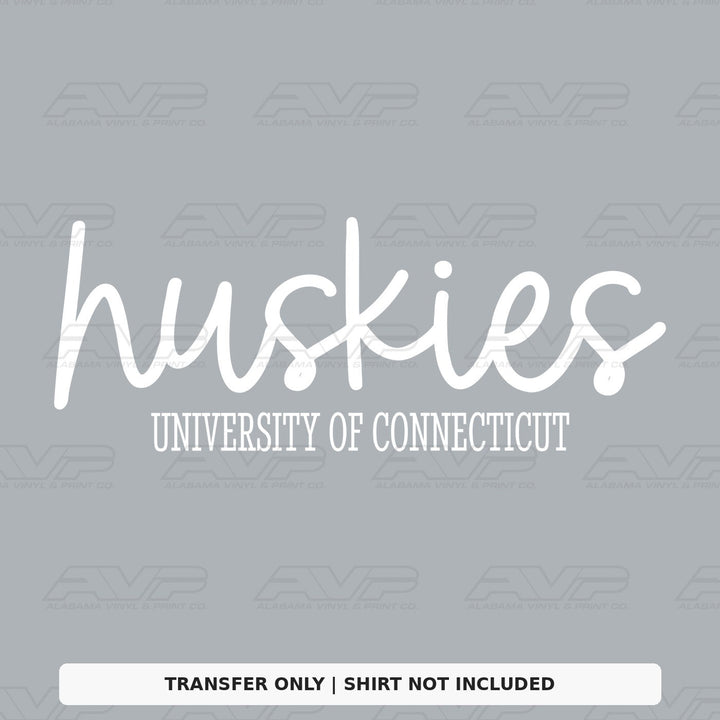 Connecticut Huskies Simplicity Alabama Vinyl