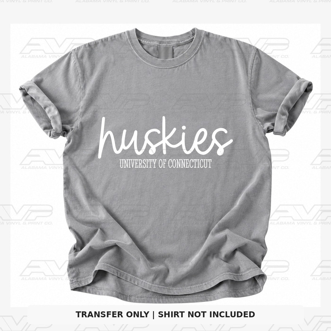 Connecticut Huskies Simplicity Alabama Vinyl