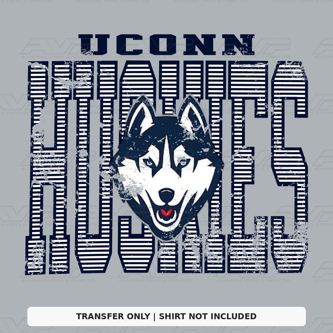 UConn Stripes Alabama Vinyl