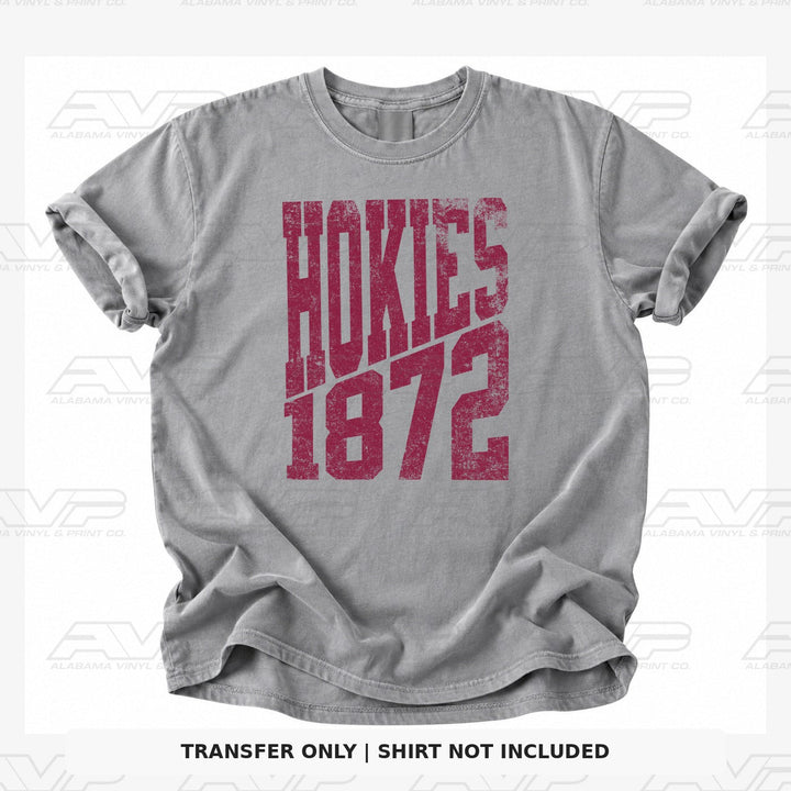 Virginia Tech 1872 Established Alabama Vinyl